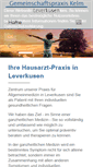 Mobile Screenshot of praxis-kelm.de